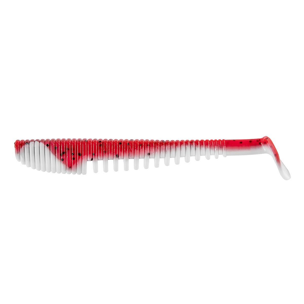 Виброхвост Varuna 4,33"/11см Red & White 7шт. (HS-35-003) Helios