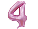 Цифры 102 см "Розовый фламинго" сатиновые Slim