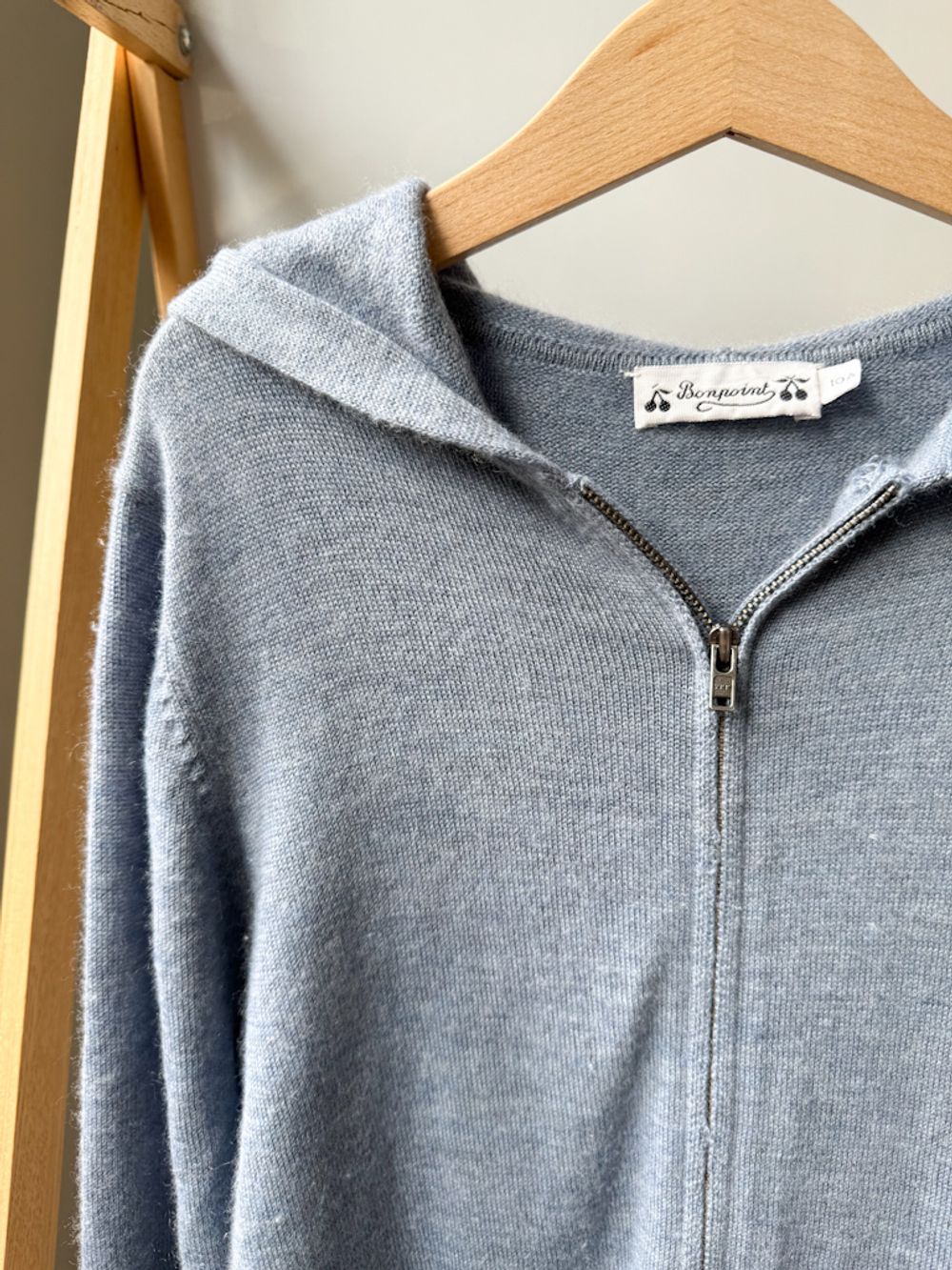 Кашемировый кардиган с капюшоном Bonpoint, 140