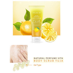 Welcos Around Me Natural Perfume Vita Body Scrub Yuja скраб для тела с экстрактом Юдзу