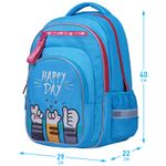 Рюкзак Berlingo Ergo Cats paw 40*29*22см, 720 гр., 2отд. 4 карм, с эргон. спинкой