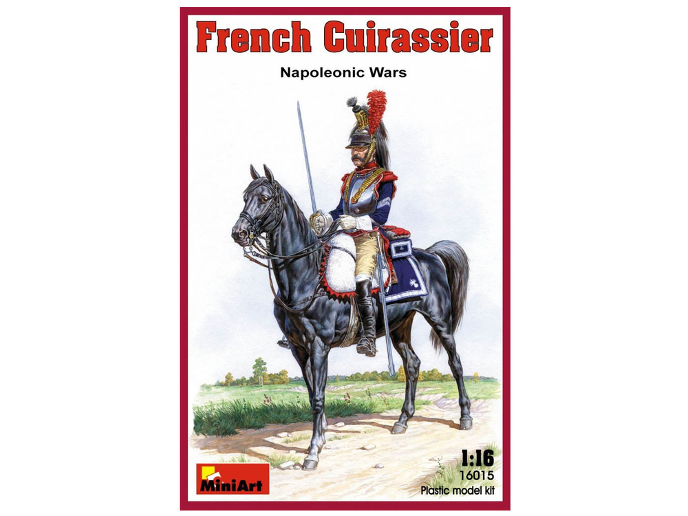 Набор солдат Наполеоновской войны от MiniArt 1/16 "Французский кирасир Наполеоновские войны" в сборе