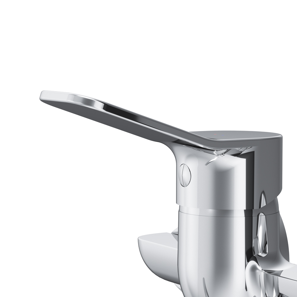 Смеситель для ванны и душа с длинным изливом и душевым набором AM.PM X-Joy F85A90100