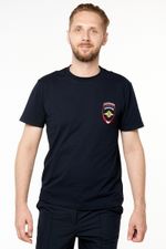 Футболка мужская Полиция цв. тёмно-синий