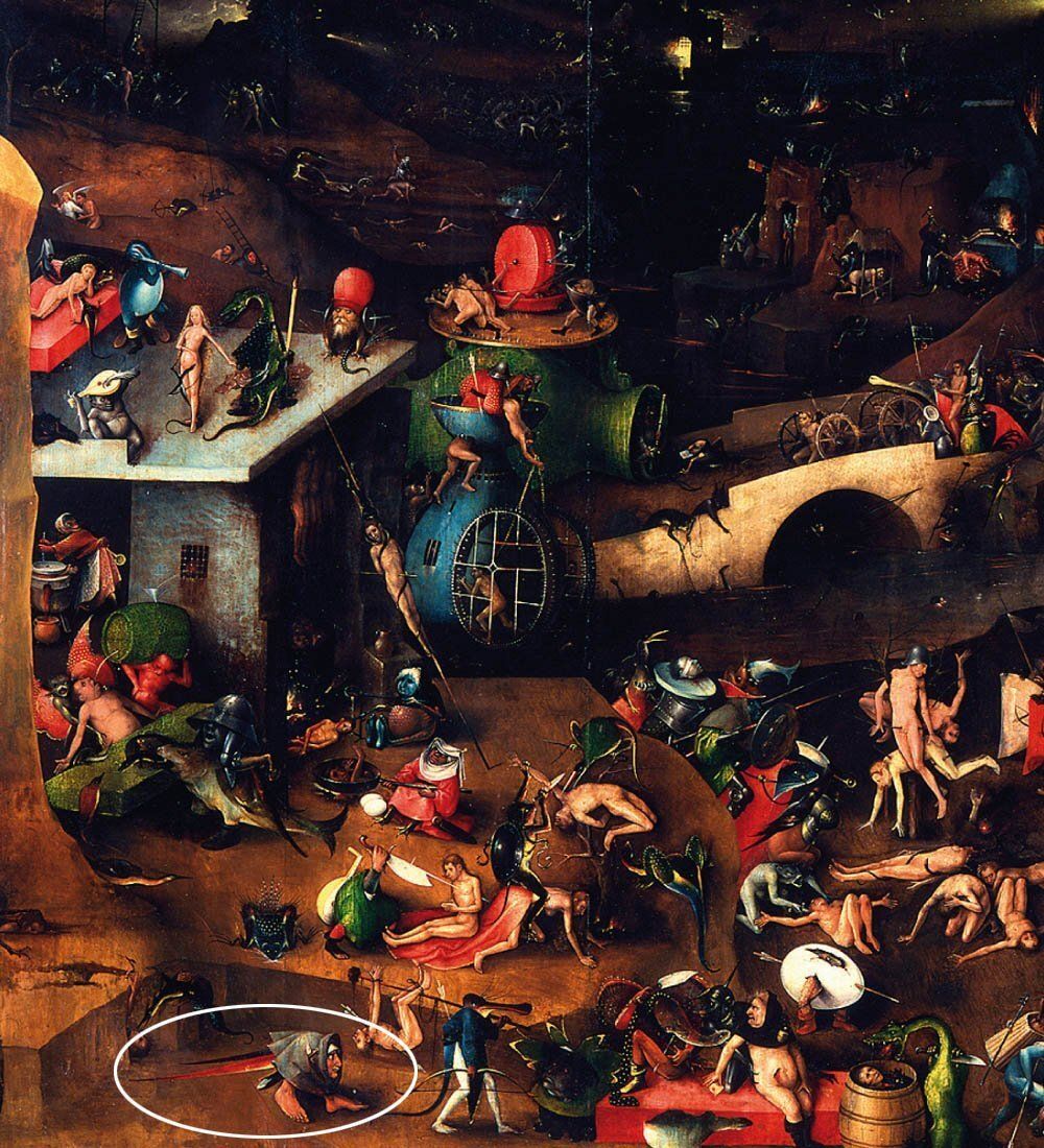 pr-JB04 Фрагмент триптиха «Страшный суд» И.Босх (Museum.Parastone)