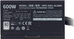 Блок питания Cooler Master MWE White 600 V2 MPE-6001-ACABW-EU 600 Вт