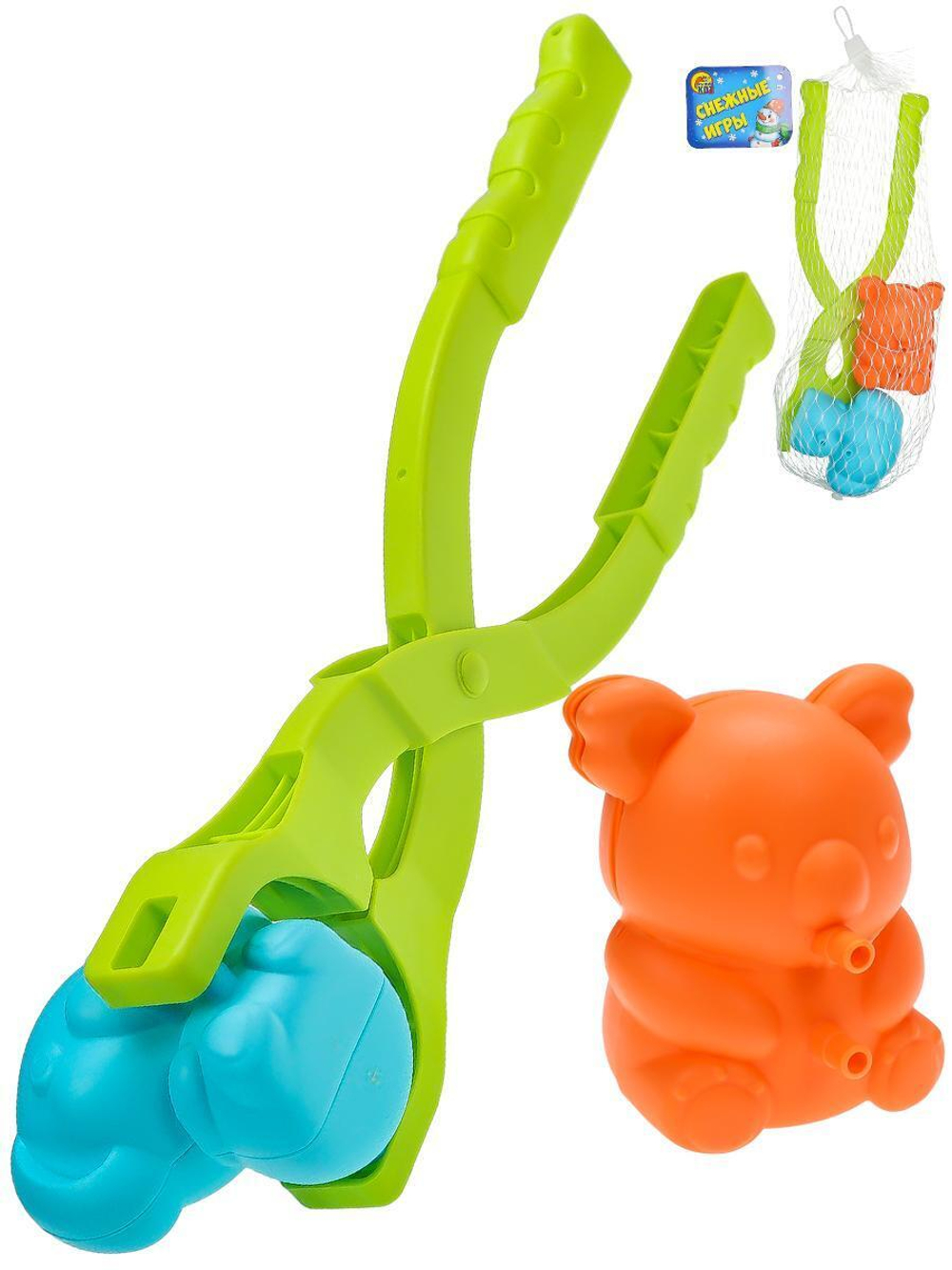 Снежкодел в наборе 31х4х10,5см, в сетке(Арт. СЛ-5608)