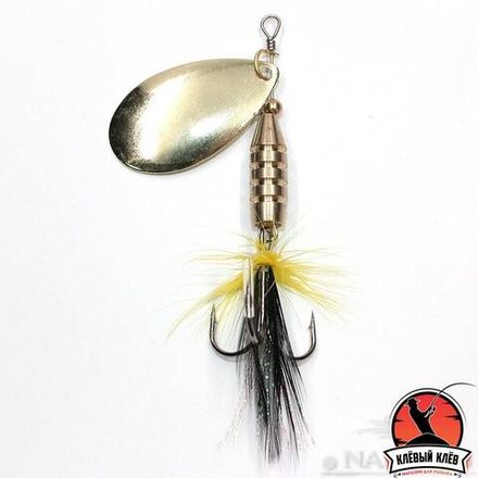 Блесна вращ. Namazu Gorana, вес 8 г, цвет 02 (латунь)