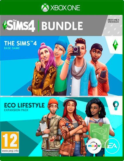Xbox One/Series X The Sims 4 + Eco Lifestyle Bundle (Новый, Русские субтитры)