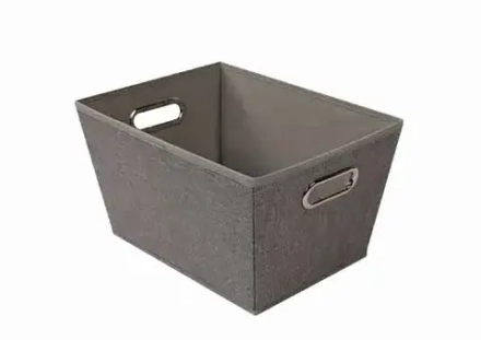 "Linen Grey" Корзина для хранения 38х33х25см