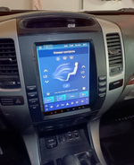 Магнитола для Toyota Land Cruiser Prado 120, Lexus GX470 (экран климата внизу) - Teyes TPRO 2 монитор 9.7" в стиле "Тесла" на Android 10, 4G SIM-слот