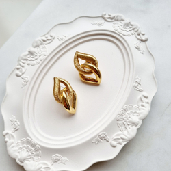 Серьги Napier из двух лепестков