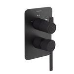 Встраиваемый смеситель для ванны и душа 3 выхода DRAKO 331503SNM С ВНУТРЕННЕЙ ЧАСТЬЮ