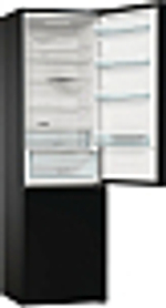 Отдельностоящий двухкамерный холодильник Gorenje NRK6201SYBK