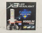 H3 / ZES Светодиодные лампы X3 Led Headlight (H3) 50W 6000Lm (2 шт. / комплект) 0.3 кг 16х15х7