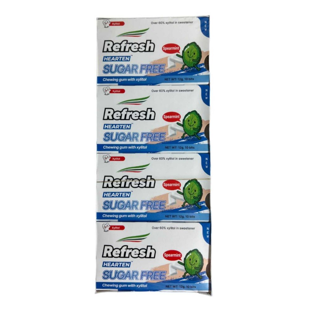Жевательная резинка Refresh Hearten Spearmint 12 г 5 шт