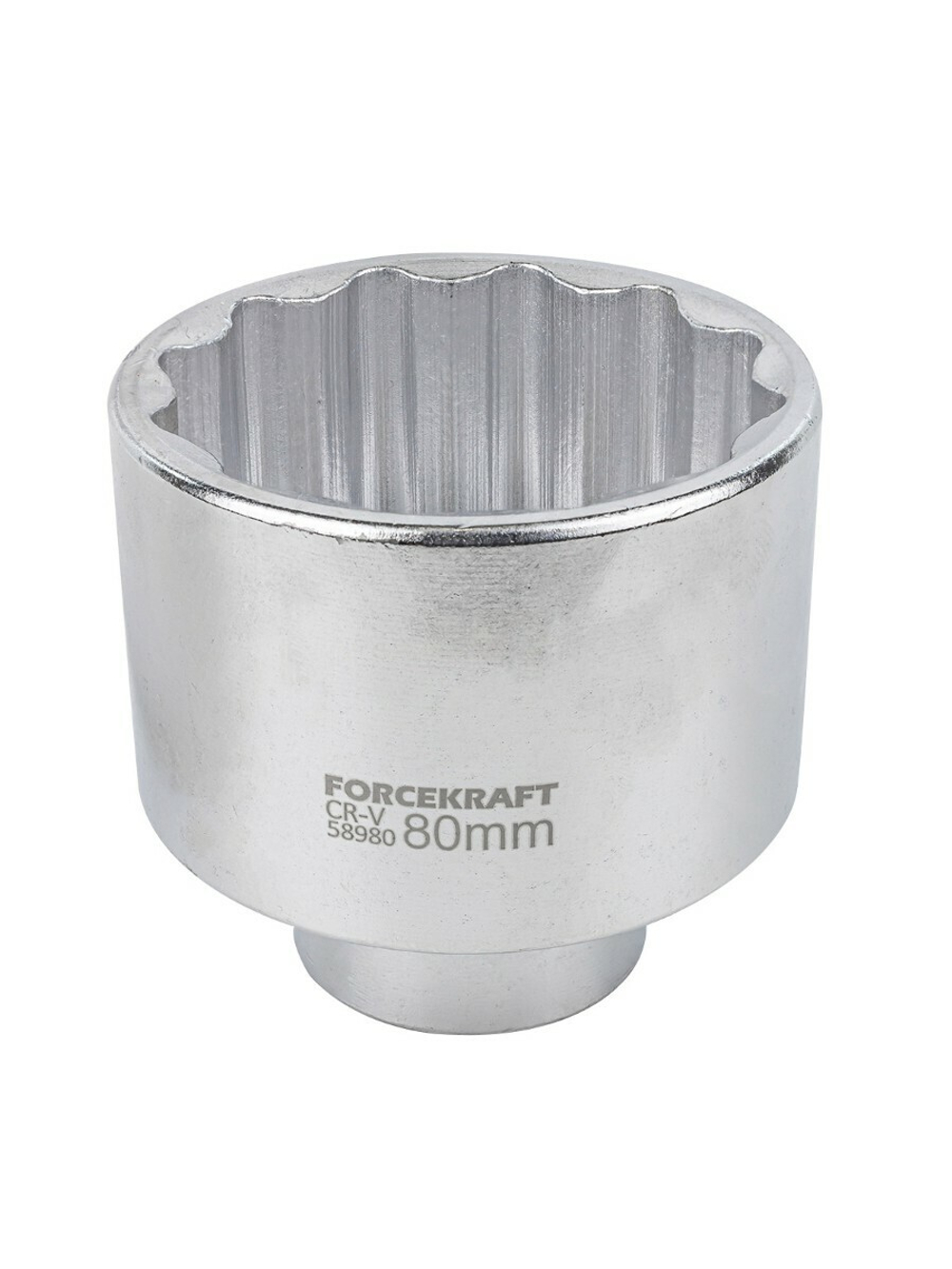 Головка 80мм 1''12гр. FORCEKRAFT FK-58980