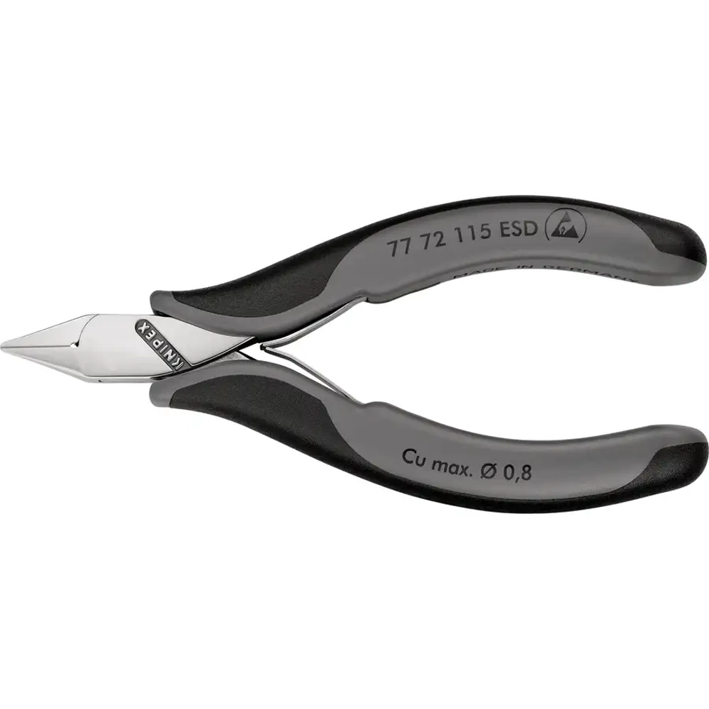 Кусачки боковые для электроники антистатические 115 мм Knipex 77 72 115 ESD