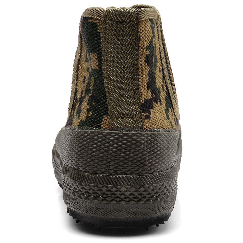 QIANGREN Lightweight Abrasion Resistant Canvas Liberation Shoes Unisex Green