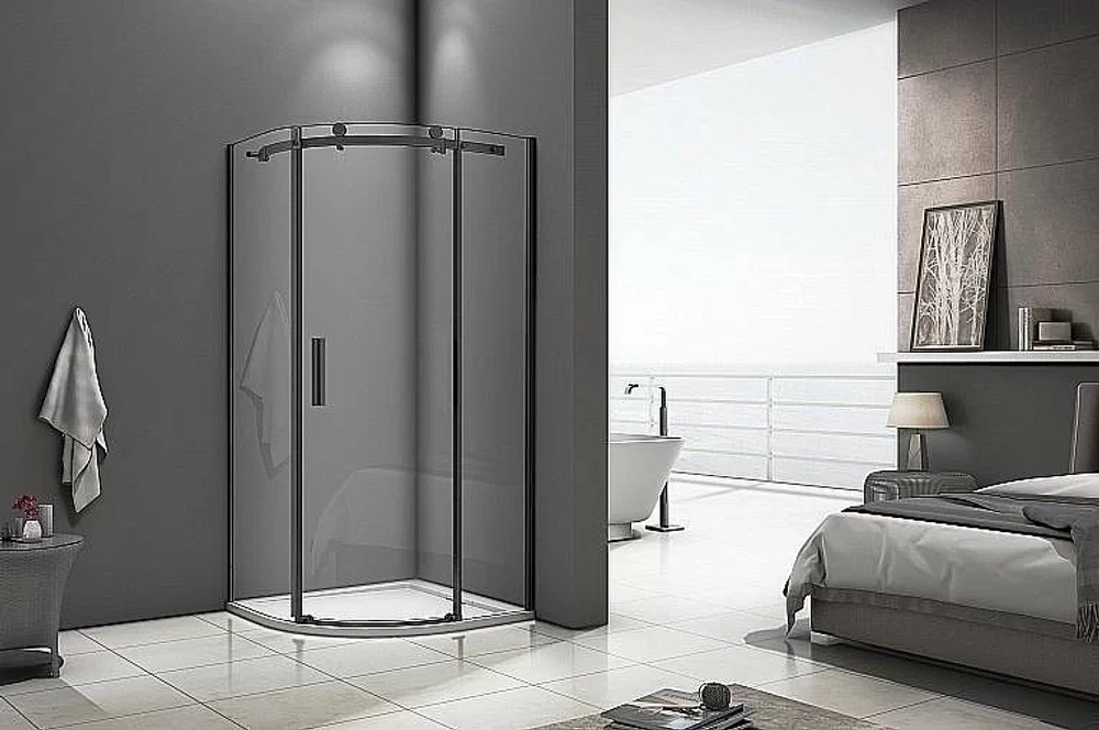 Душевой уголок Good Door GALAXY R-90-C-B 90x90