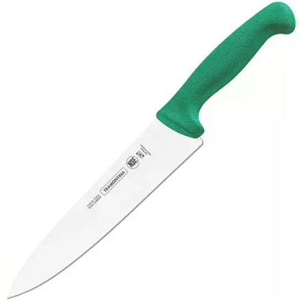Нож поварской «Профешионал Мастер» сталь нерж.,пластик ,L=34/20см зелен