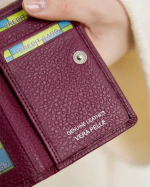 Кошелек 012 03 бордовый