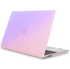 Чехол-градиент Hardshell Case для Macbook Air 13.3" (2018-2020г) и Air 13.3" М1 (2020г) (A1932; A2179; А2337) (Фиолетовый с розовым)
