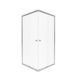 Душевое ограждение DIONRIA (90х90) стекло матовое вельвет, без поддона