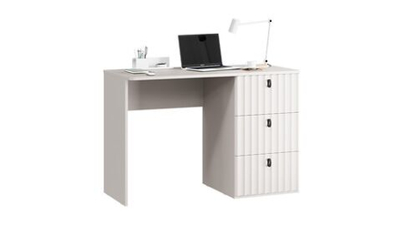 Стол письменный с ящиками Кашемир/Кашемир матовый 109,2х50,5х74,8 см