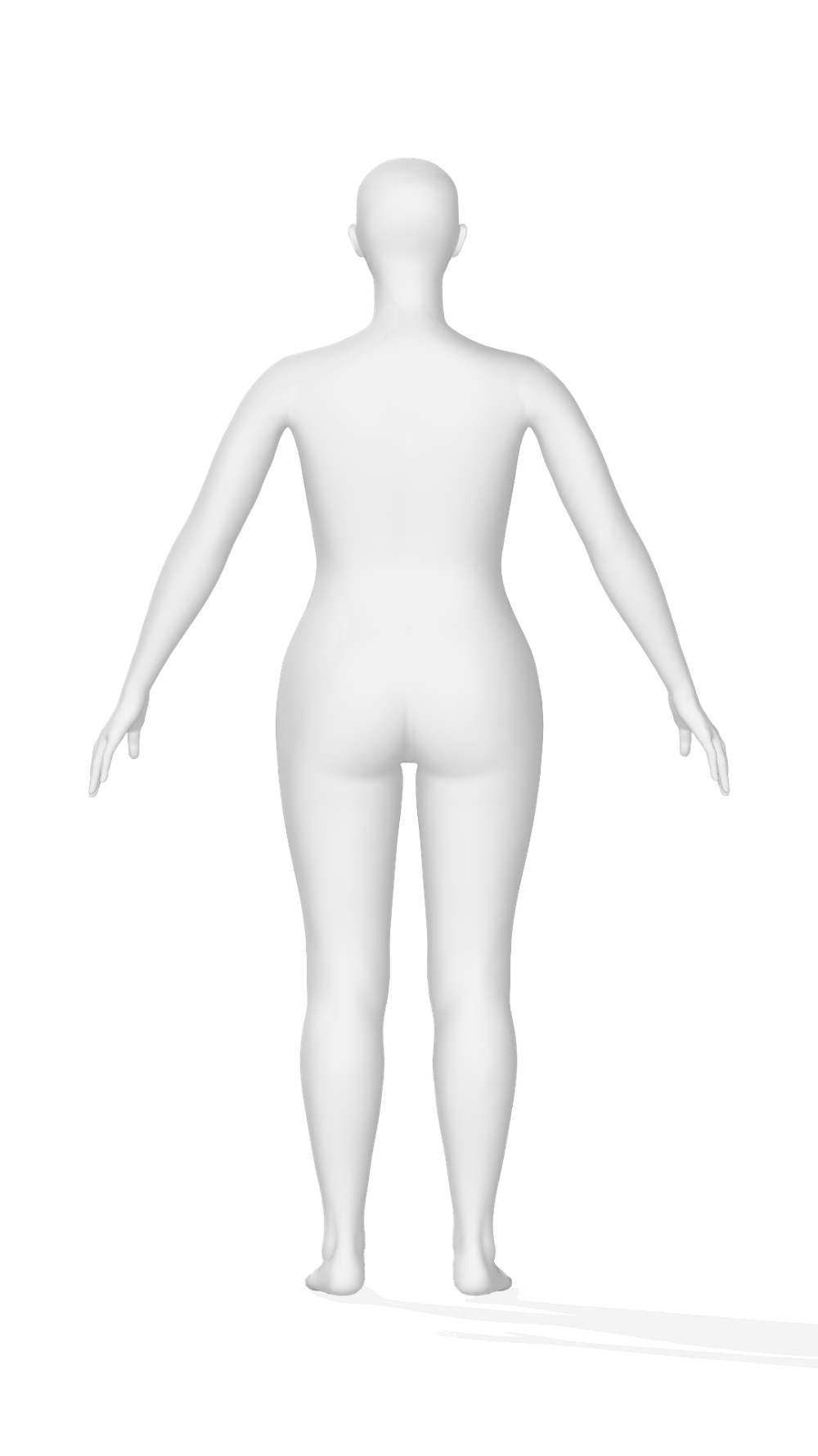 3D аватар манекена Моника