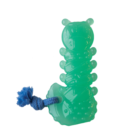 Petstages Игрушка для собак Mini "Орка гусеница" 12см