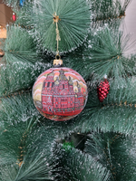 Шар стеклянный "Спас на Крови",  ручная роспись