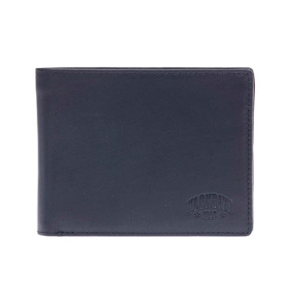 Фото бумажник KLONDIKE Dawson натуральная кожа в чёрном цвете в фирменной коробке с гарантией