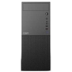 CBR Корпус ATX Miditower E188, без БП, 1*USB 3.0, 2*USB 2.0, HD Audio+Mic, Black [PCC-ATX-E188-USB31-USB22-WPSU]
