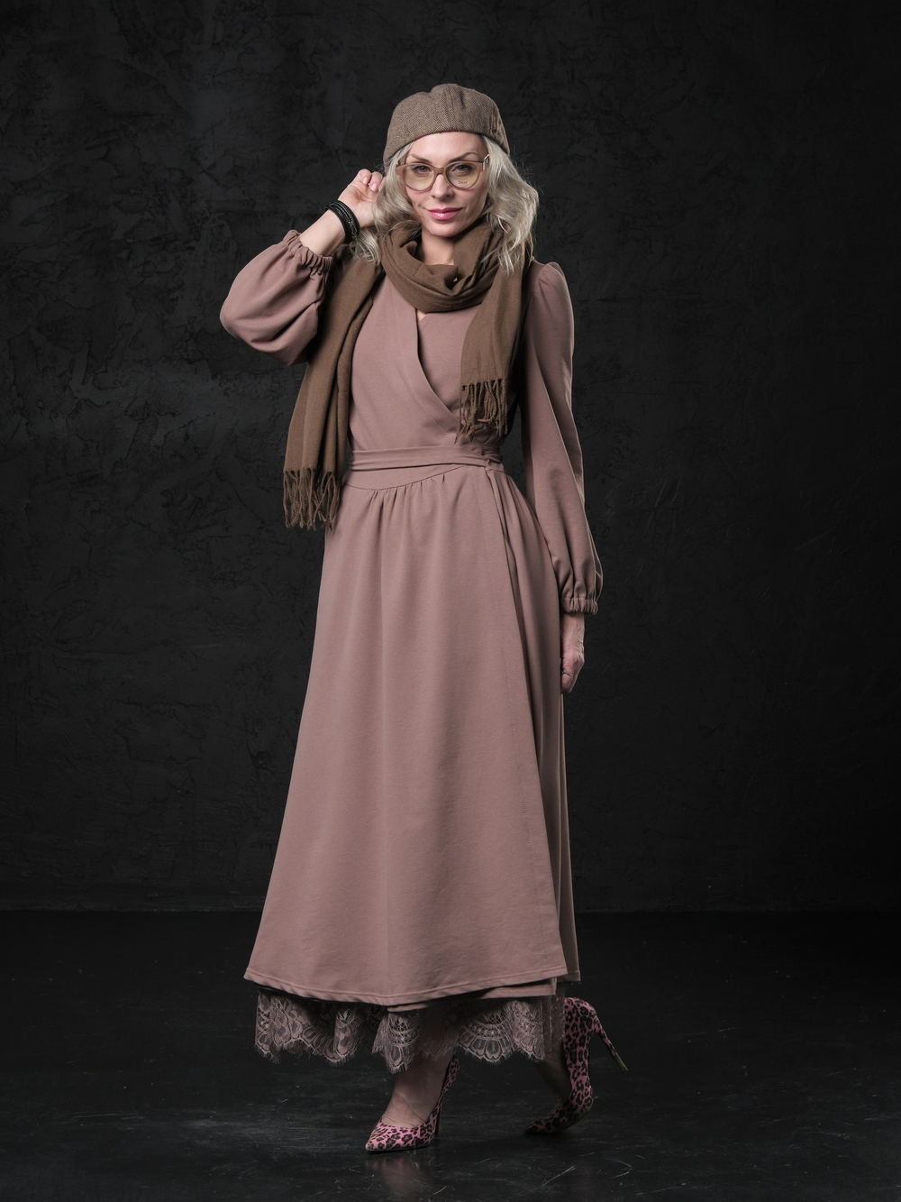 Платье на запах / несквик