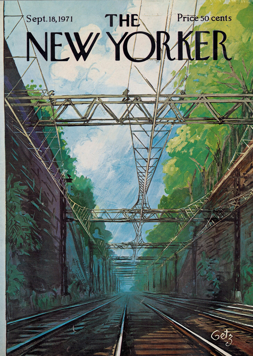 Журнал The New Yorker 18-09-1971, обложка