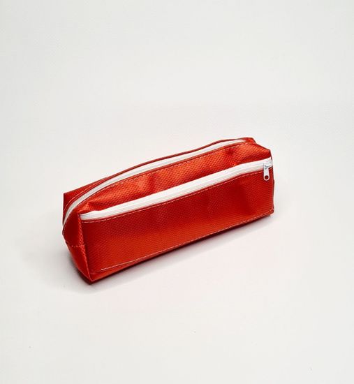 Школьный пенал с 2 отделениями, сиреневый, 11 предметов