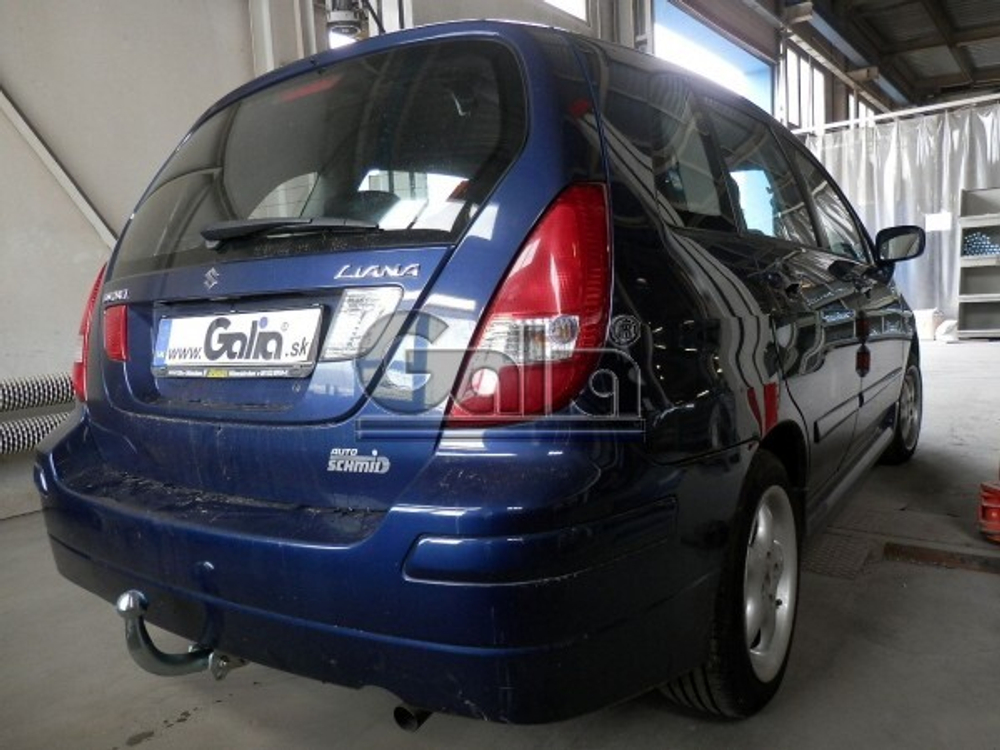 Фаркоп оцинкованный Galia S057A для Suzuki Liana хетчбек 2WD/4WD 2001-2007(паспорт и сертификат в комплекте)(без электрики)