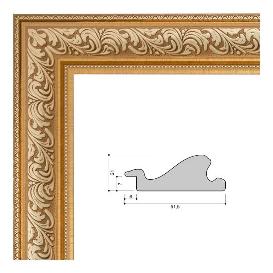 Багет интерьерный 51.5*21 10094-2 (136539)