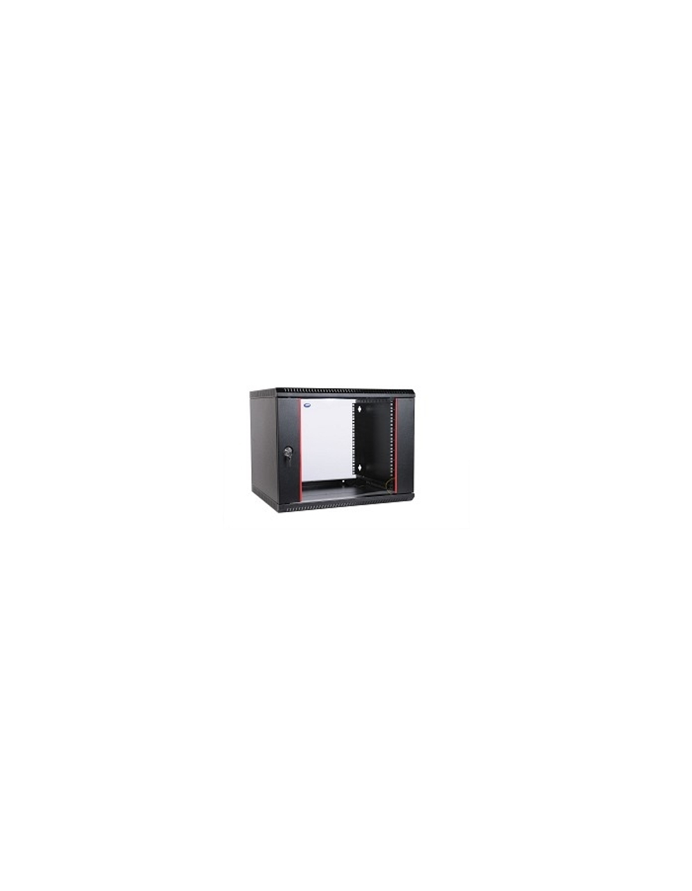 ЦМО Шкаф телекоммуникационный настенный разборный 9U (600х350) дверь стекло,цвет черный (ШРН-Э-9.350-9005)
