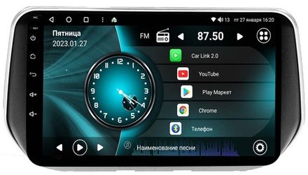 Магнитола для Hyundai Santa Fe 2018-2020 - Vaycar VA23-1124 на Android 13, 8-ядер, 2Гб-32Гб, 4G SIM-слот