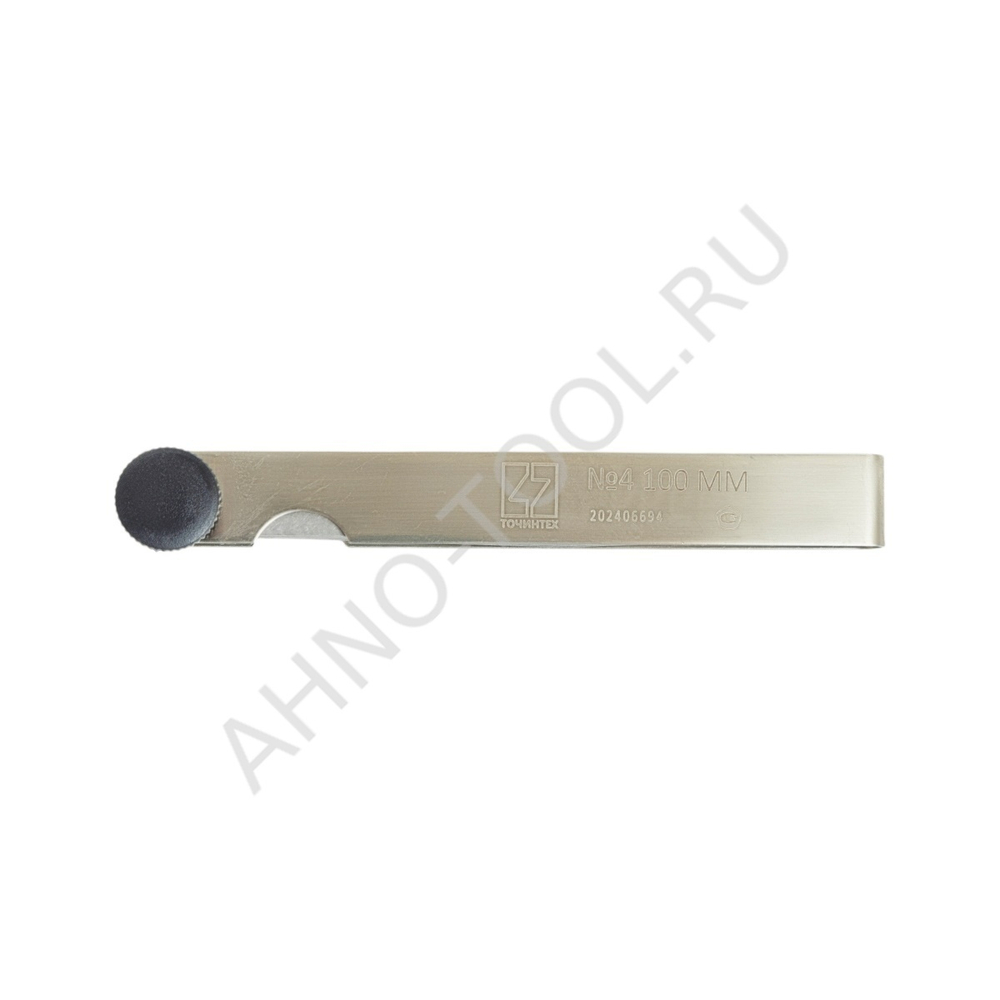 Набор щупов №4 (0.1 - 1.0мм), 10 пластин, 100мм ГОСРЕЕСТР 90277-23 ТОЧИНТЕХ