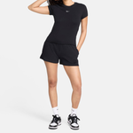 FV5508-010 Футболка х/б Nike NSW Chill Knit Mid Crop W