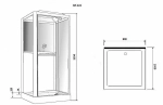Душевая кабина Grossman GR122 80x100