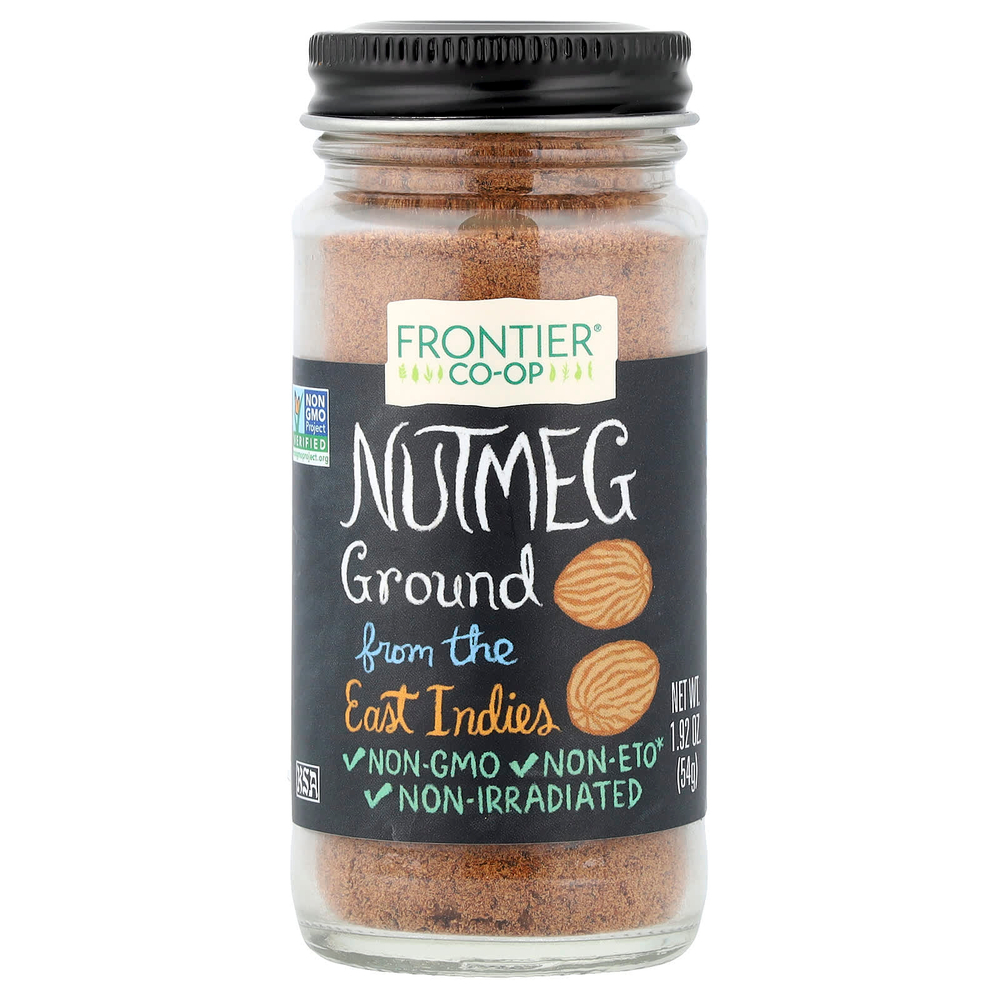 Frontier Co-op, Nutmeg, Ground, 1.92 oz (54 g)