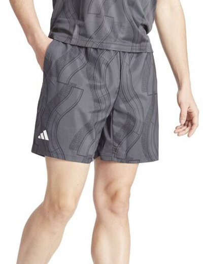Мужские теннисные шорты Adidas Club Tennis Graphic Shorts - carbon/black