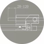 Душевой уголок Cezares Slider 99х95 SLIDER-AH-1-100-90/100-GRIGIO-Cr стекло серое тонированное/профиль хром