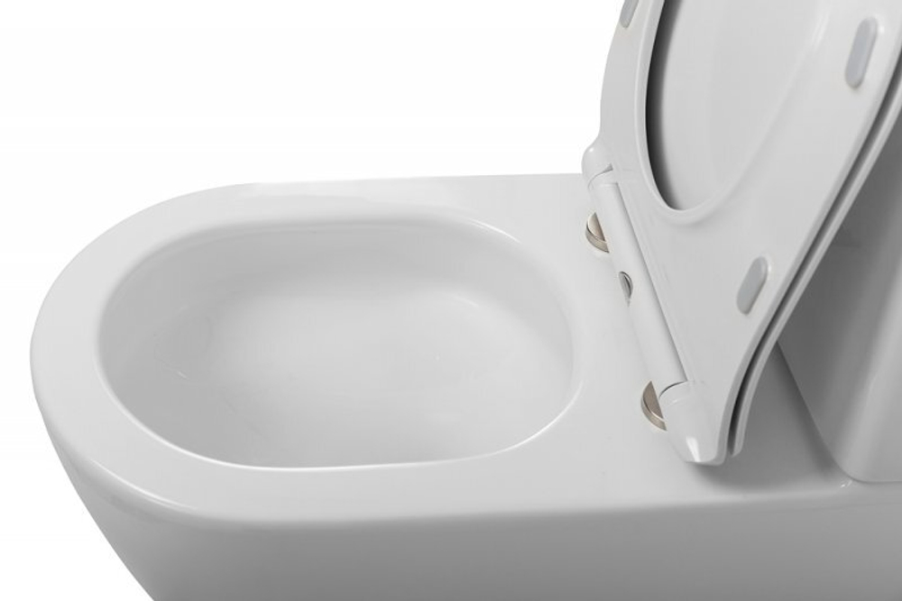 Унитаз-компакт безободковый BelBagno Sfera-R BB2141CP-TOR со смывом Tornado
