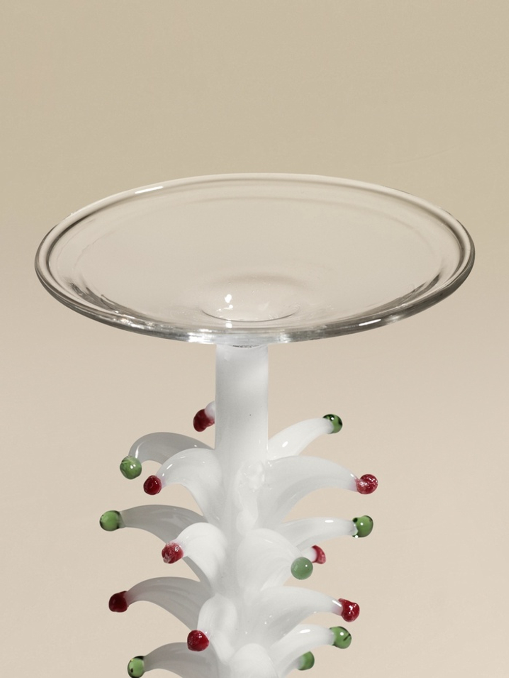 Бокал для вина «Ёлочный», 370 мл, 8.5×21 см, стекло, прозрачный, белый