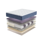 Матрас BuyLuxe, 26 см, средняя жесткость, независимые пружины